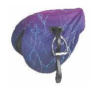 Shires Waterproof Ride-on Saddle Cover - Purple - Size: One Size