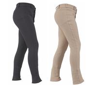 Shires Wessex Boys Jodhpurs - Beige or Black 13-14 Years Black