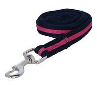 Shires Wessex Cushion Web Lead Rein Navy/Pink 1.8M