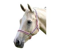 Shires Wessex Nylon Headcollar -Cambridge/Navy Pony
