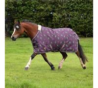 Shires Winnie & Me 100g Turnout Rug - Burgundy