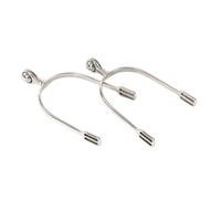 Shires Womens/ladies Roller Ball Spurs Silver (20mm)