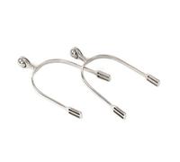 Shires Womens/ladies Roller Ball Spurs Silver (20mm)