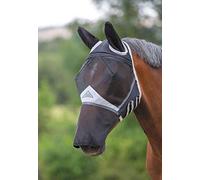 Shires Zeb-Tek Fly Mask - Zebra Print Pony
