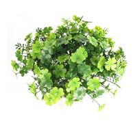 Shirfloral 5 PCS Artificial Shamrock Silk Flower Bush Fake Clover Plants for St Patricks Day, Irish Themes and Saint Paddy's Displays Home Office Garden Decoration