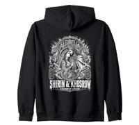 Shirin And Khosrow Kingdom Of Longing Romance Zip Hoodie