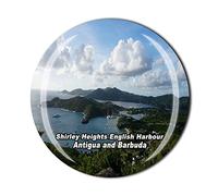Shirley Heights English Harbour St. John's Antigua and Barbuda Fridge Magnet Crystal Tourist Souvenir Gift Collection Refrigerator Magnetic Sticker