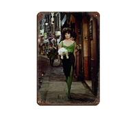 Shirley MacLaine Poster Tin Sign Vintage Metal Pub Club Cafe Bar Home Wall Art Decoration Poster Retro 8x12inch(20x30cm)
