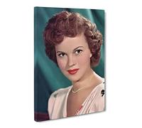 Shirley Temple Modern Canvas Wall Art Print Ready to Hang, Framed Picture for Living Room Bedroom Home Office Décor, 24x16 Inch (60x40 cm)