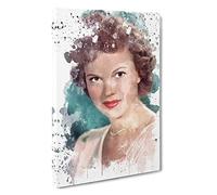Shirley Temple V3 Canvas Print | Gallery Wrapped 30mm Frame Wall Art | 30x20 inches | Ready to Hang | Modern Cityscape Picture | Living Room Bedroom Lounge Office