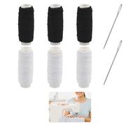 Shirring Elastic For Sewing, 6 Pcs 30m Elastic Thread, Shirring E lastic, S hirring E lastic Thread, Shearing E lastic For Sewing, S ewing E lastic for Dress Jewelly Making (Black White)
