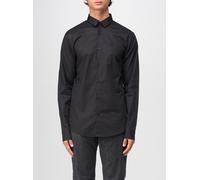 Armani Exchange Men's Popeline Stretch Shirt, Black, L