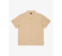 Billabong Vacay Linen Short Sleeve Shirt Beige M Men