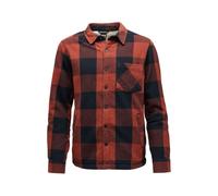 Shirt Black Diamond M PROJECT LINED FLANNEL (Iron Red-Black) Man