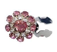 Shirt Button Covers, Button Covers, Shiny Crystal Embellishments Cufflinks with Button Cover - Fashionable Clothing Decoration, Sleeve Button Clips for Women, Siehe Beschreibung, Rhinestones and