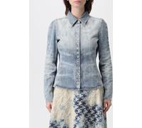 Shirt DIESEL Woman color Denim - Size: M - female