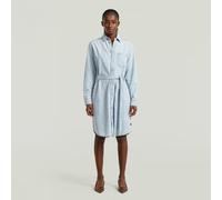G-star D28497-d252 Long Sleeve Dress Blue L Woman