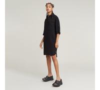Shirt Dress - Black - Women S