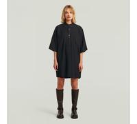 G-star D28402-e393 3/4 Sleeve Dress Black S Woman