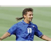 Shirt Italy World Cup USA 1994 Roberto BAGGIO 10 Divine Pigtail L