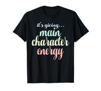 Shirt It's Giving Main Character Energy Aesthetic Tee T-Shirt