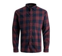 Shirt Jack & Jones Egingham Twill Bleu 2XL