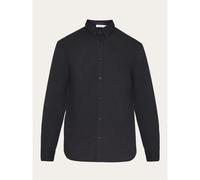 Shirt KnowledgeCotton Apparel ALF Regular Crispy Noir L