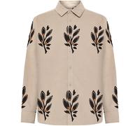 Shirt KnowledgeCotton Apparel Gots Vegan SOS Organic Beige M