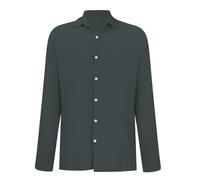 Shirt Lightweight Fabric Men's Large Size Long Sleeve Button Down Lightweight Summer Shirt Casual Shirt Comfortable Breathable Beach Shirt Holiday Daily Office Outdoor, Gray-A, XL