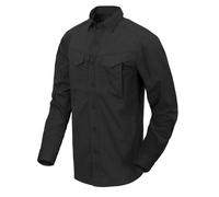 Helikon Defender Mk2 PolyCotton Ripstop Long Sleeve Shirt - Black