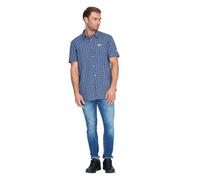 Shirt Lonsdale Brixworth Bleu M