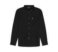 Lyle & Scott - Plain Oxford Jet Black - Shirt - black - M - 100% Cotton,Cotton M