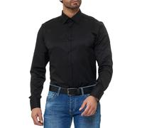 Shirt Men Modern Fit Business Leisure Wedding Easy Care Shirts Long Sleeve