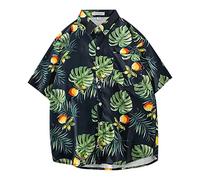 Shirt Men's Short Sleeve Hawaiian Shirt Summer Shirt Lightweight Casual Shirt Slim Fit Non-Iron Button Down Casual Beach Shirt Outdoor Elegant Holiday Shirt Funny Funky Hawaiian Shirt Party Shirt,