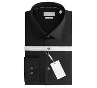 Shirt Michael Kors 2ply Stretch Twill Modern Fit Noir 42