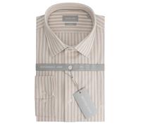 Shirt Michael Kors Perform Linen Stripe Slim Beige 37