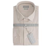 Shirt Michael Kors Perform Linen Stripe Slim Beige 39