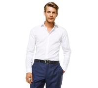 Shirt Michael Kors Poplin Stretch Blanc 43