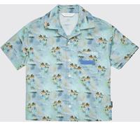Shirt PALM ANGELS Kids color Blue - Size: 12 - unisex