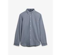 Superdry Classic Oxford Long Sleeve Shirt Grey 2XL Men