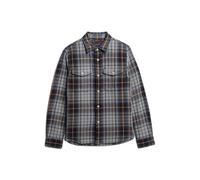 Superdry Merchant Heavy Checked Shirt Homestead Ombre Navy
