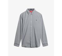 Superdry Classic Oxford Long Sleeve Shirt Grey 2XL Men
