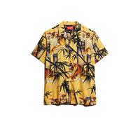 Superdry Hawaiian Resort Short Sleeve Shirt Yellow M Men