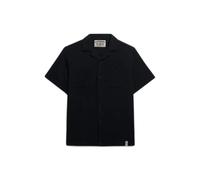 Superdry Merchant Textured Short Sleeve Shirt Black L Men
