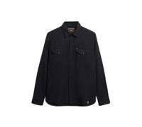 Superdry Merchant Ranch Long Sleeve Shirt Black S Men