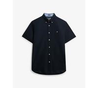 Superdry Preppy Oxford Short Sleeve Shirt Blue L Men