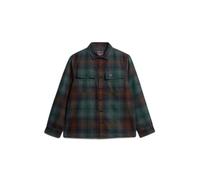 Superdry Miller Overshirt Brown,Blue M Men