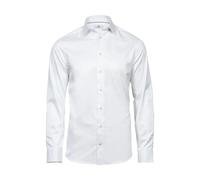 Tee Jays Mens Luxury Shirt Slim Fit, White, Large. TJ4021