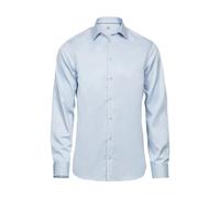 Tee Jays Mens Shirt Slim Fit, Light Blue, Medium. TJ4021