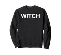 Shirt That Says Witch Text T-Shirt Costume Gift Sweatshirt